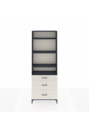 Arges Dolap 4 Raflı 3 Çekmeceli 88x30x243 Antrasit-Aytaşı