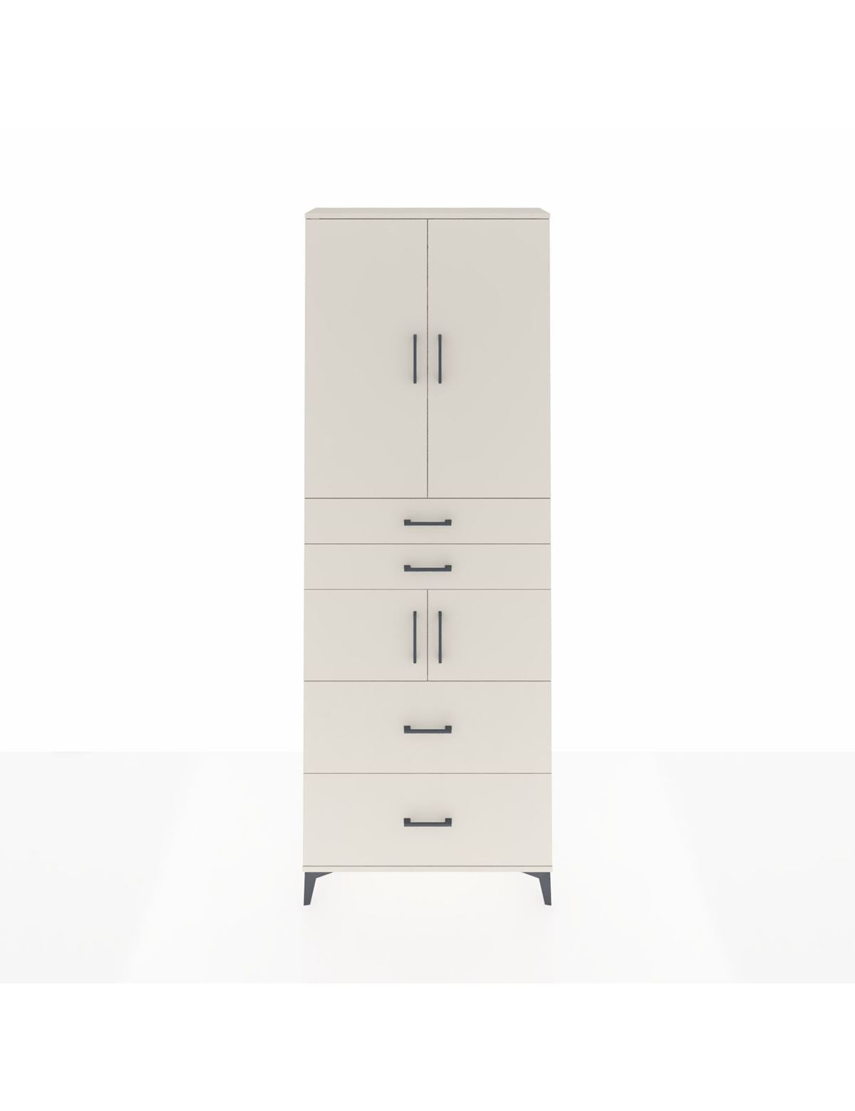 Arges Dolap 4 Raflı 4 Çekmeceli 4 Kapaklı 88x30x243 Aytaşı-Aytaşı