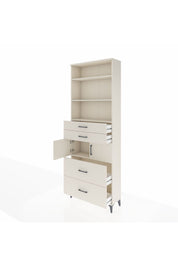 Arges Dolap 4 Raflı 4 Çekmeceli 2 Kapaklı 88x30x243 Aytaşı-Aytaşı