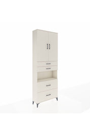 Arges Dolap 4 Raflı 4 Çekmeceli 2 Kapaklı 88x30x243 Aytaşı-Aytaşı