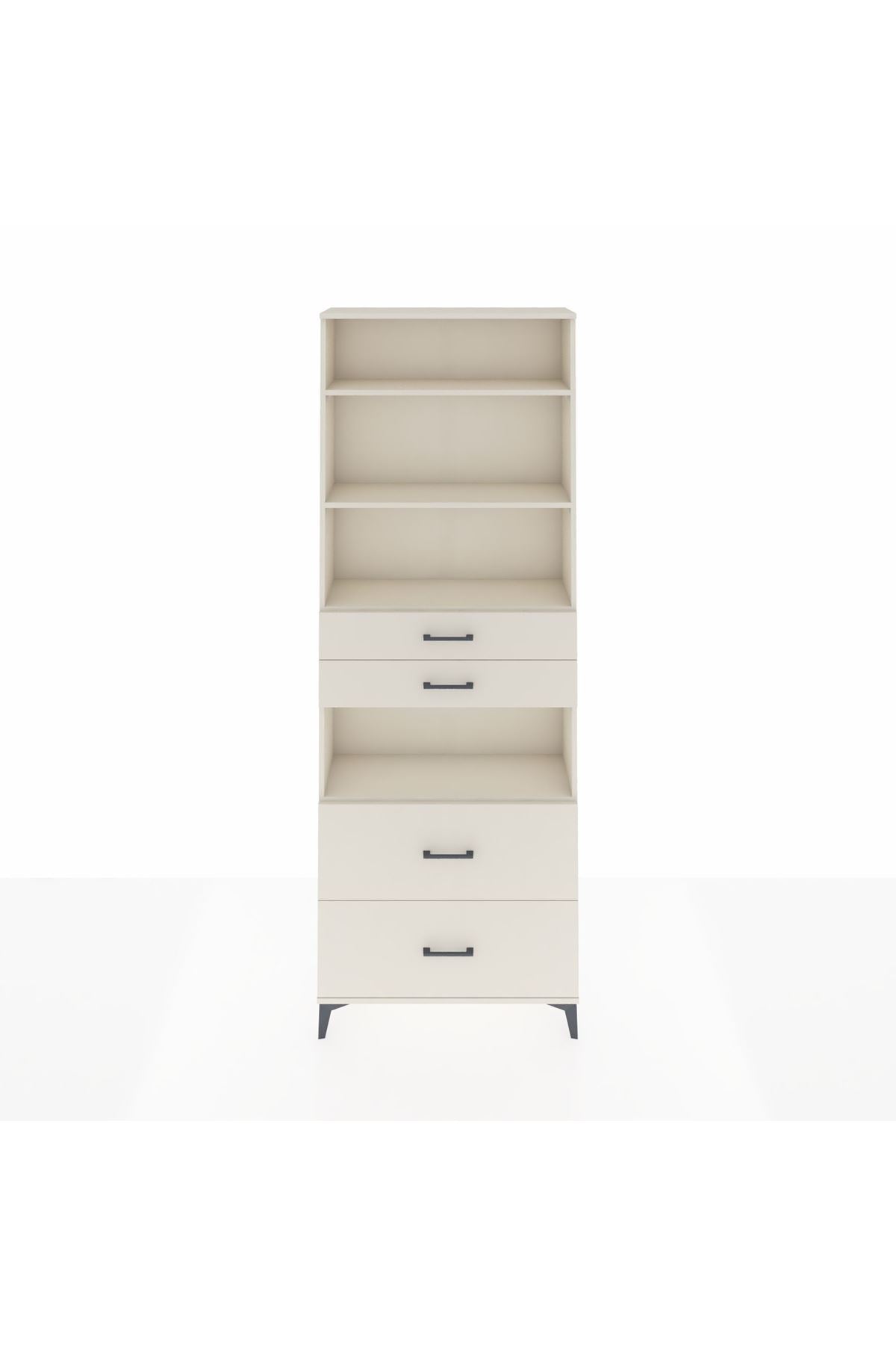 Arges Dolap 4 Raflı 4 Çekmeceli 88x30x243 Aytaşı-Aytaşı