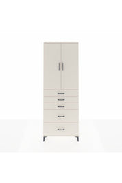 Arges Dolap 3 Raflı 5 Çekmeceli 2 Kapaklı 88x30x243 Aytaşı-Aytaşı