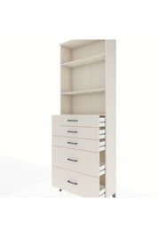 Arges Dolap 3 Raflı 5 Çekmeceli 88x30x243 Aytaşı-Aytaşı