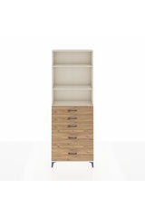 Arges Dolap 3 Raflı 5 Çekmeceli 88x30x243