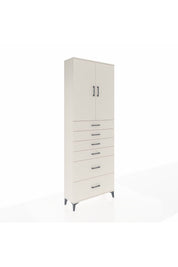 Arges Dolap 3 Raflı 6 Çekmeceli 2 Kapaklı 88x30x243 Aytaşı-Aytaşı