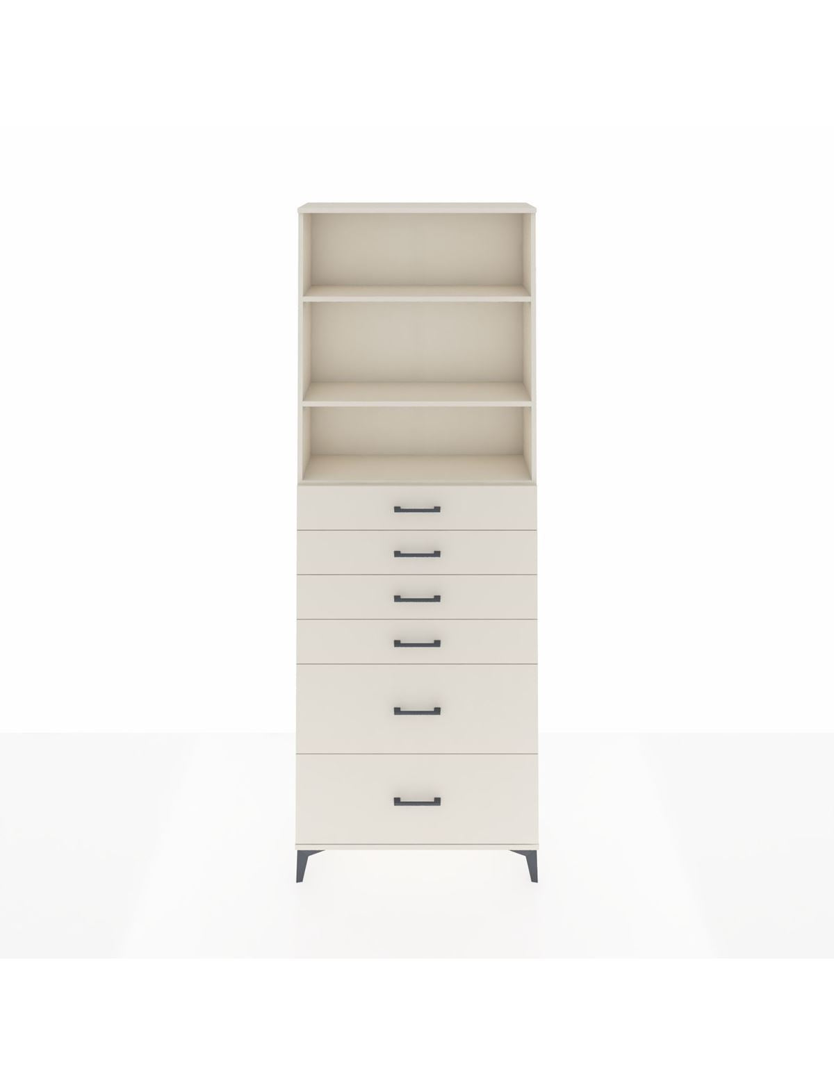 Arges Dolap 3 Raflı 6 Çekmeceli 88x30x243 Aytaşı-Aytaşı