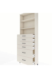 Arges Dolap 3 Raflı 6 Çekmeceli 88x30x243 Aytaşı-Aytaşı