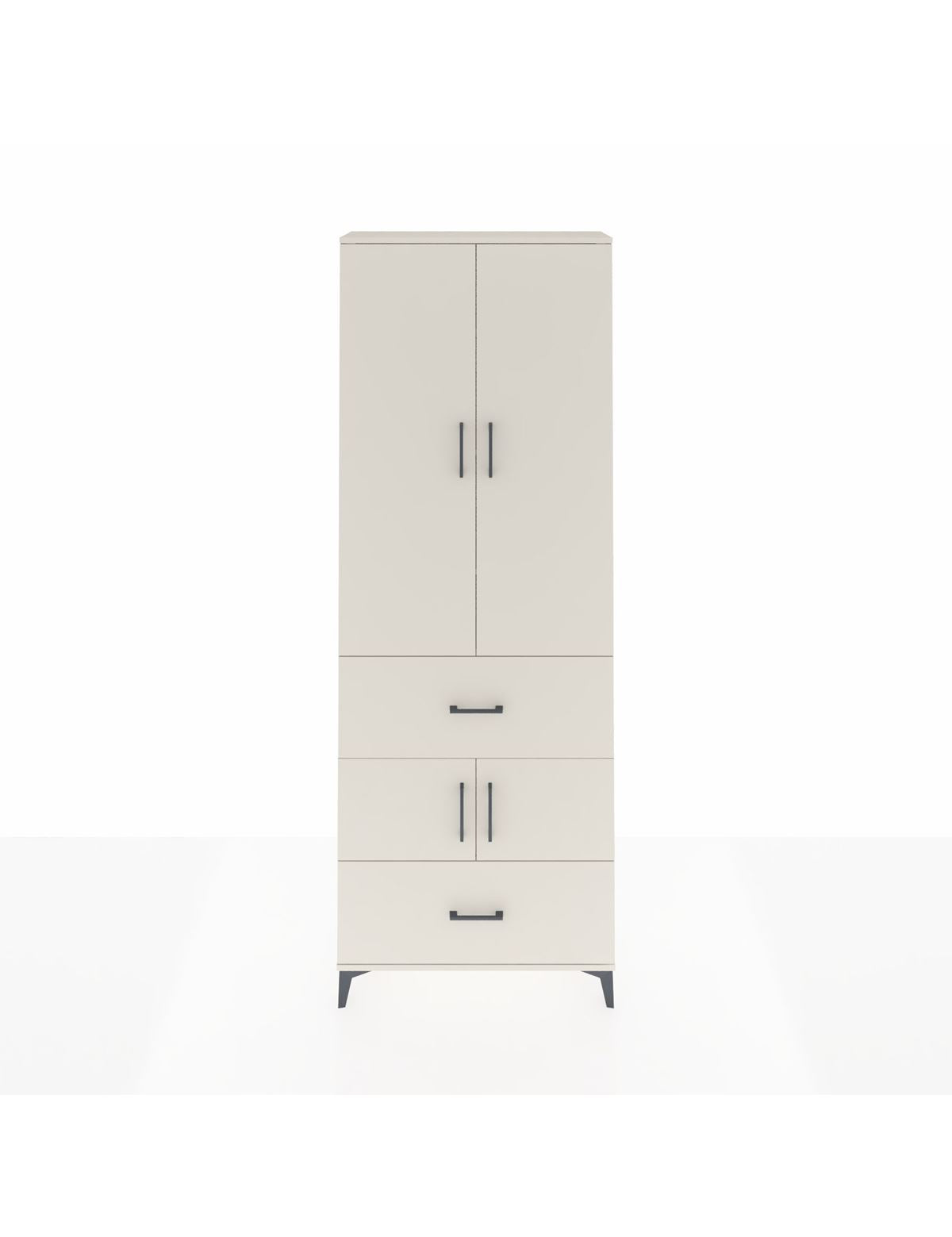 Arges Dolap 5 Raflı 2 Çekmeceli 4 Kapaklı 88x30x243 Aytaşı-Aytaşı