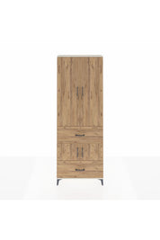 Arges Dolap 5 Raflı 2 Çekmeceli 4 Kapaklı 88x30x243 Aytaşı-Çam
