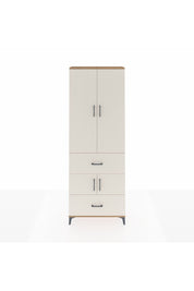 Arges Dolap 5 Raflı 2 Çekmeceli 4 Kapaklı 88x30x243 Çam-Aytaşı