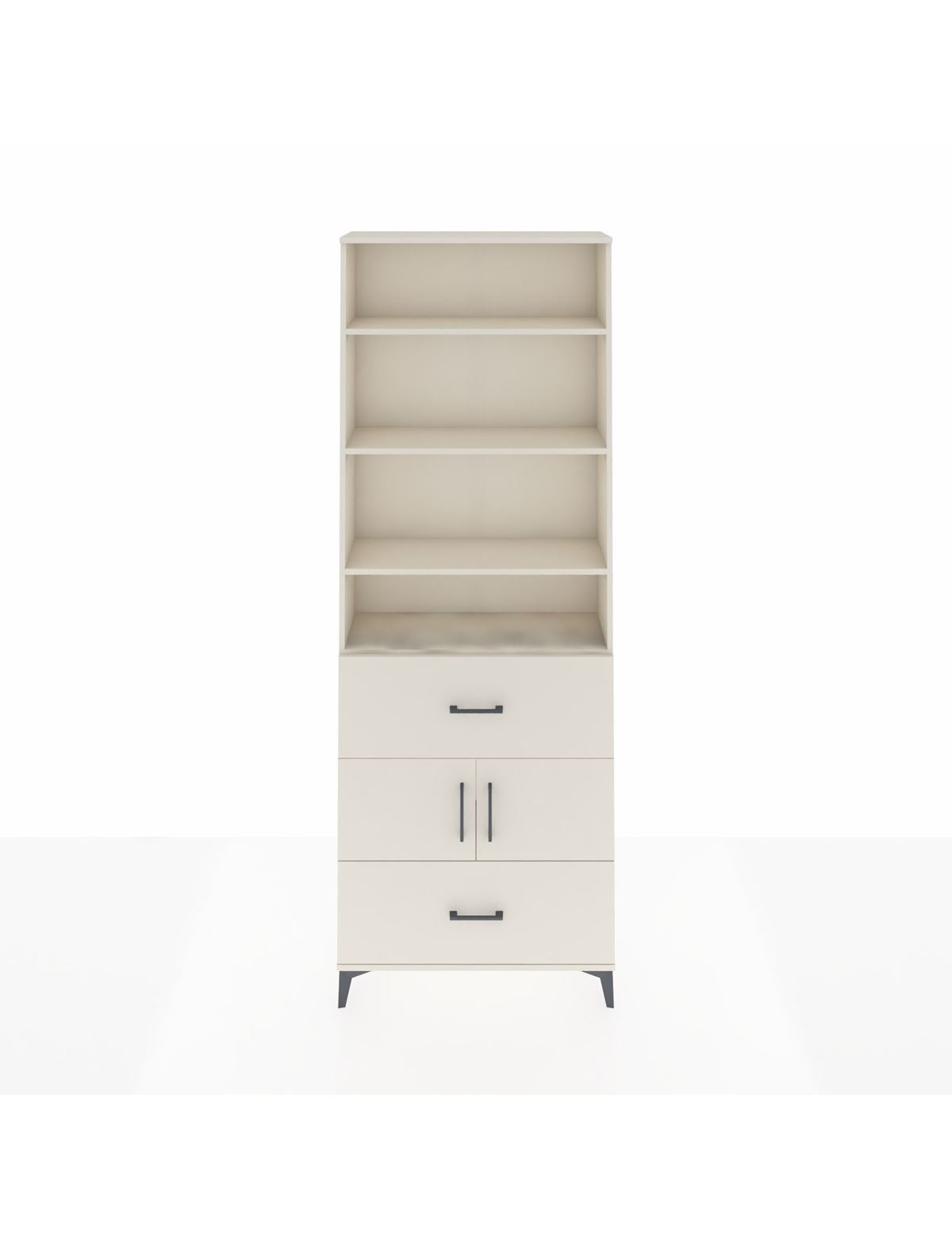 Arges Dolap 5 Raflı 2 Çekmeceli 2 Kapaklı 88x30x243 Aytaşı-Aytaşı