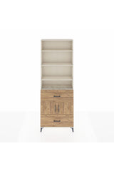 Arges Dolap 5 Raflı 2 Çekmeceli 2 Kapaklı 88x30x243