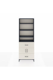 Arges Dolap 5 Raflı 2 Çekmeceli 2 Kapaklı 88x30x243 Antrasit-Aytaşı