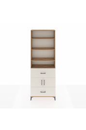 Arges Dolap 5 Raflı 2 Çekmeceli 2 Kapaklı 88x30x243 Çam-Aytaşı