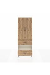 Arges Dolap 5 Raflı 2 Çekmeceli 2 Kapaklı 88x30x243