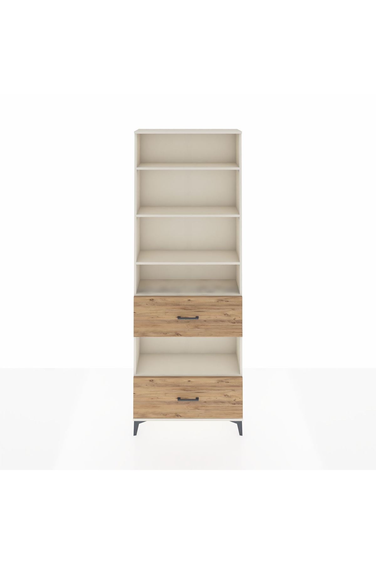 Arges Dolap 5 Raflı 2 Çekmeceli 88x30x243 Aytaşı-Çam