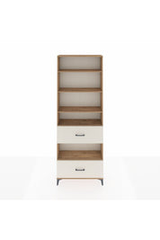 Arges Dolap 5 Raflı 2 Çekmeceli 88x30x243 Çam-Aytaşı