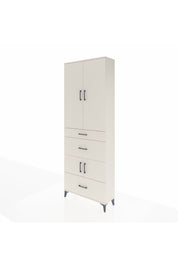 Arges Dolap 4 Raflı 3 Çekmeceli 4 Kapaklı 88x30x243 Aytaşı-Aytaşı