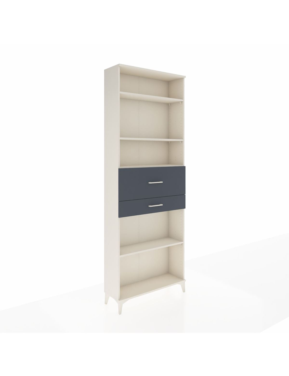 Arges Dolap 4 Raflı 2 Çekmeceli 88x30x243 Aytaşı-Antrasit