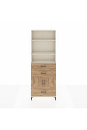 Arges Dolap 4 Raflı 3 Çekmeceli 2 Kapaklı 88x30x243 Aytaşı-Çam