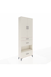 Arges Dolap 4 Raflı 3 Çekmeceli 2 Kapaklı 88x30x243 Aytaşı-Aytaşı