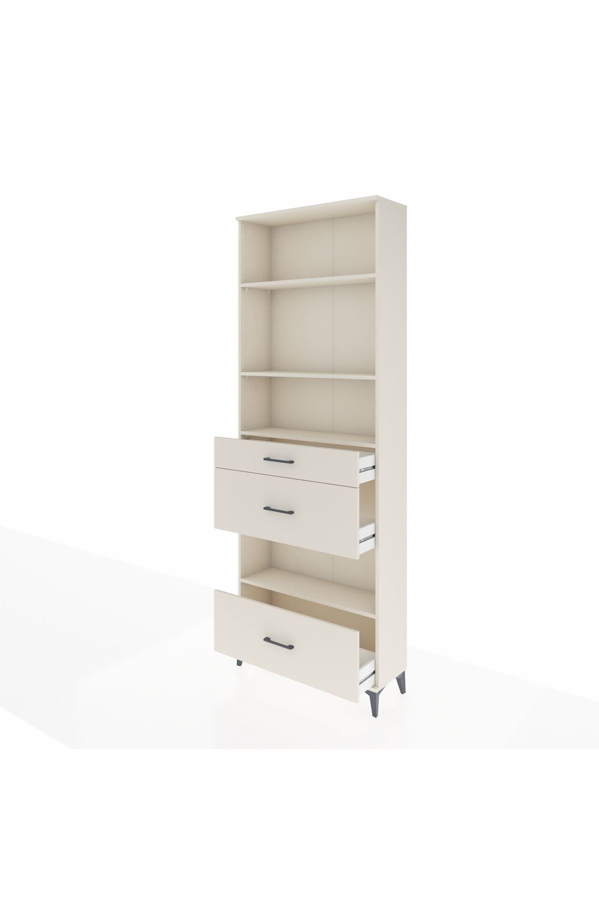 Arges Dolap 4 Raflı 3 Çekmeceli 88x30x243 Aytaşı-Aytaşı