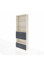 Arges Dolap 4 Raflı 3 Çekmeceli 88x30x243 Aytaşı-Antrasit