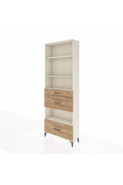 Arges Dolap 4 Raflı 3 Çekmeceli 88x30x243 Aytaşı-Çam