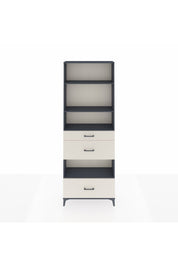 Arges Dolap 4 Raflı 3 Çekmeceli 88x30x243 Antrasit-Aytaşı