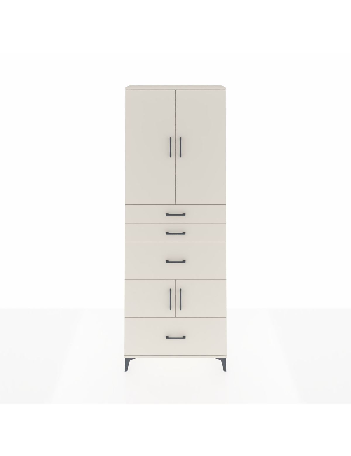 Arges Dolap 4 Raflı 4 Çekmeceli 4 Kapaklı 88x30x243 Aytaşı-Aytaşı