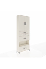 Arges Dolap 4 Raflı 4 Çekmeceli 2 Kapaklı 88x30x243 Aytaşı-Aytaşı