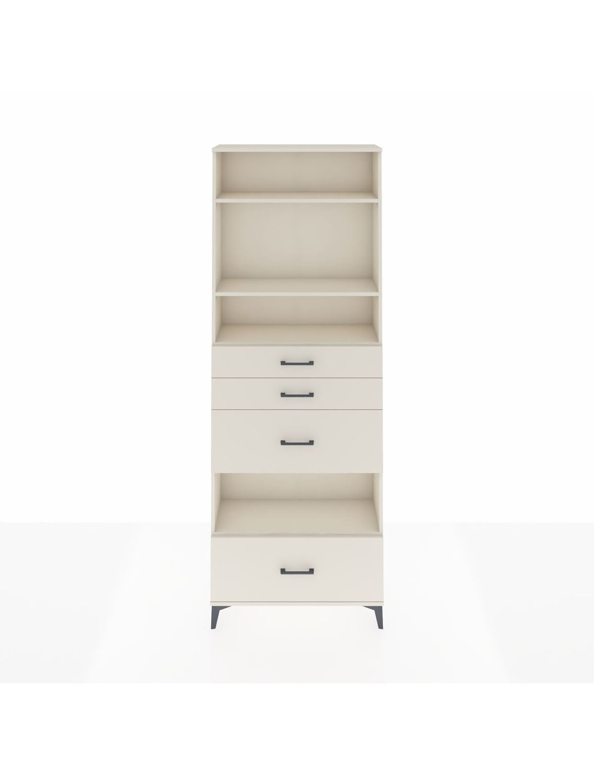 Arges Dolap 4 Raflı 4 Çekmeceli 88x30x243 Aytaşı-Aytaşı