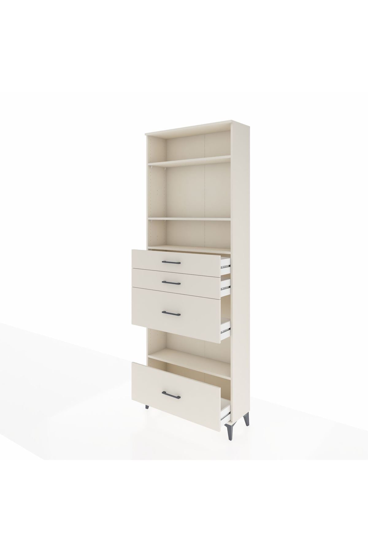 Arges Dolap 4 Raflı 4 Çekmeceli 88x30x243 Aytaşı-Aytaşı