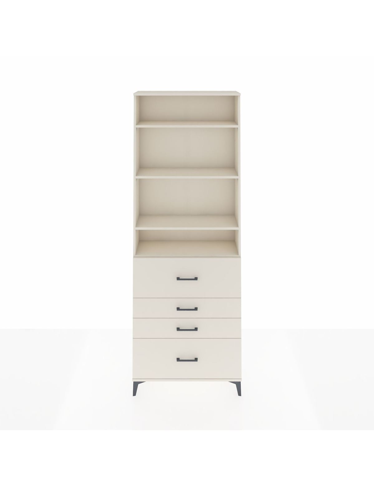 Arges Dolap 4 Raflı 4 Çekmeceli 88x30x243 Aytaşı-Aytaşı