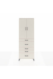 Arges Dolap 4 Raflı 5 Çekmeceli 2 Kapaklı 88x30x243 Aytaşı-Aytaşı