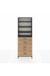 Arges Dolap 4 Raflı 5 Çekmeceli 88x30x243 - S33M160V6A