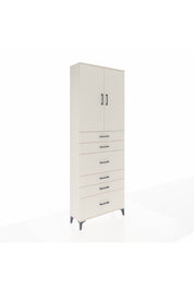 Arges Dolap 3 Raflı 6 Çekmeceli 2 Kapaklı 88x30x243 Aytaşı-Aytaşı