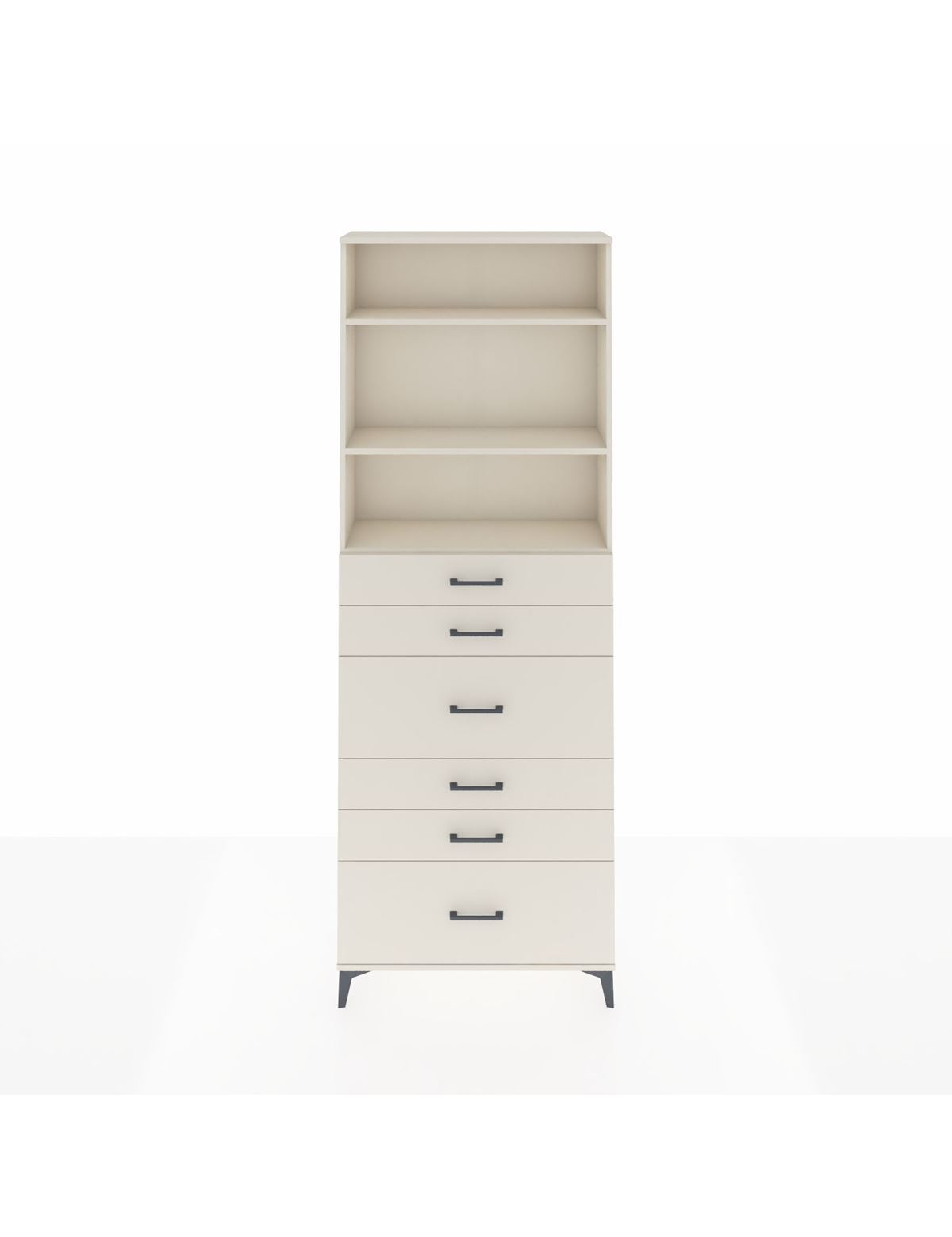 Arges Dolap 3 Raflı 6 Çekmeceli 88x30x243 Aytaşı-Aytaşı