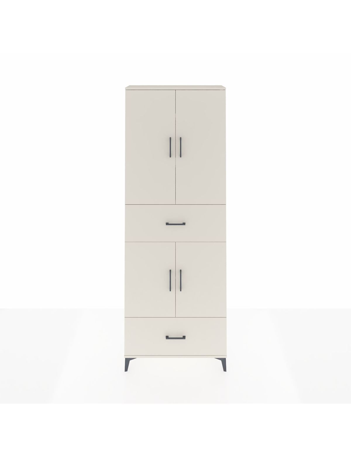 Arges Dolap 5 Raflı 2 Çekmeceli 4 Kapaklı 88x30x243 Aytaşı-Aytaşı