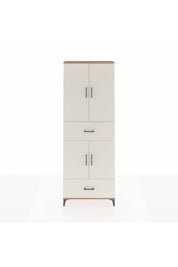 Arges Dolap 5 Raflı 2 Çekmeceli 4 Kapaklı 88x30x243 Çam-Aytaşı