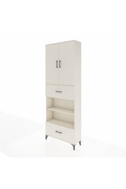 Arges Dolap 5 Raflı 2 Çekmeceli 2 Kapaklı 88x30x243 Aytaşı-Aytaşı