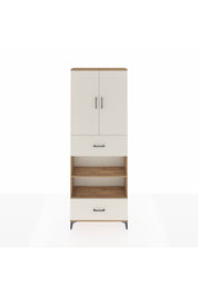 Arges Dolap 5 Raflı 2 Çekmeceli 2 Kapaklı 88x30x243 Çam-Aytaşı