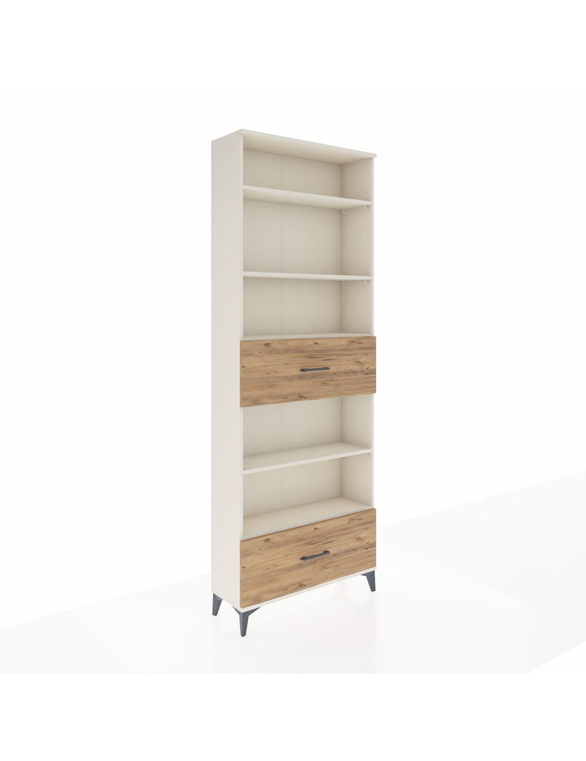 Arges Dolap 5 Raflı 2 Çekmeceli 88x30x243 Aytaşı-Çam