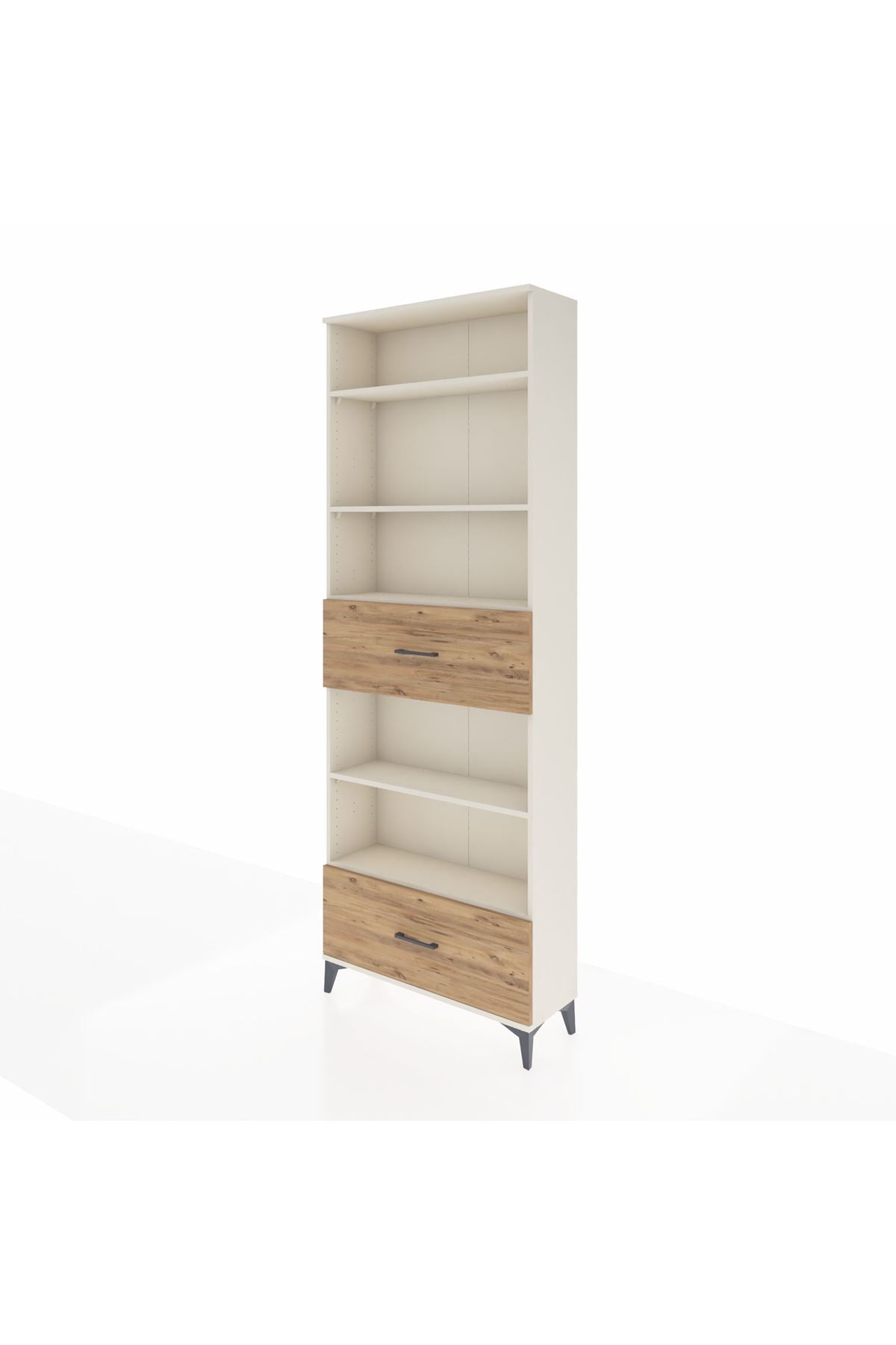 Arges Dolap 5 Raflı 2 Çekmeceli 88x30x243 Aytaşı-Çam