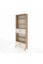 Arges Dolap 5 Raflı 2 Çekmeceli 88x30x243 Çam-Aytaşı