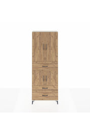 Arges Dolap 4 Raflı 3 Çekmeceli 4 Kapaklı 88x30x243 Aytaşı-Çam