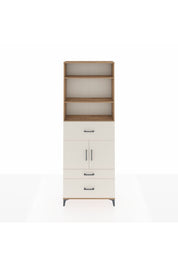 Arges Dolap 4 Raflı 3 Çekmeceli 2 Kapaklı 88x30x243 Çam-Aytaşı