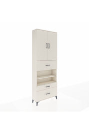 Arges Dolap 5 Raflı 3 Çekmeceli 2 Kapaklı 88x30x243 Aytaşı-Aytaşı