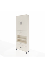 Arges Dolap 5 Raflı 3 Çekmeceli 2 Kapaklı 88x30x243 Aytaşı-Aytaşı