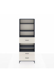 Arges Dolap 5 Raflı 3 Çekmeceli 88x30x243 Antrasit-Aytaşı